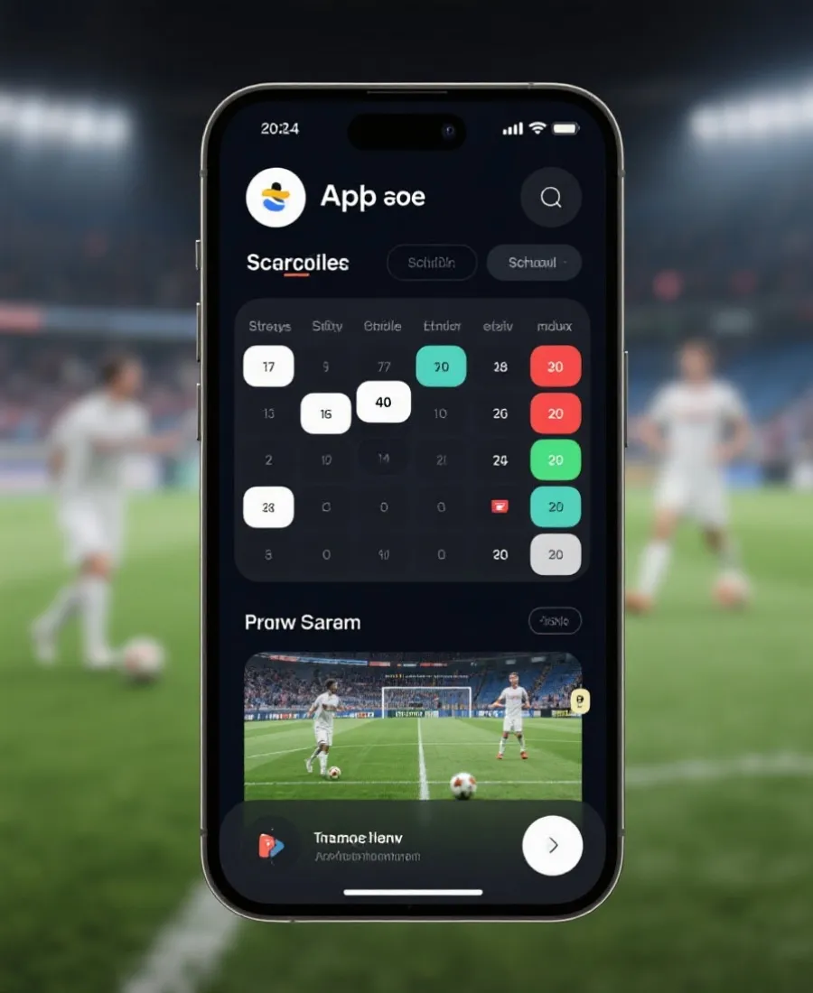 世界盃 APP 介面預覽